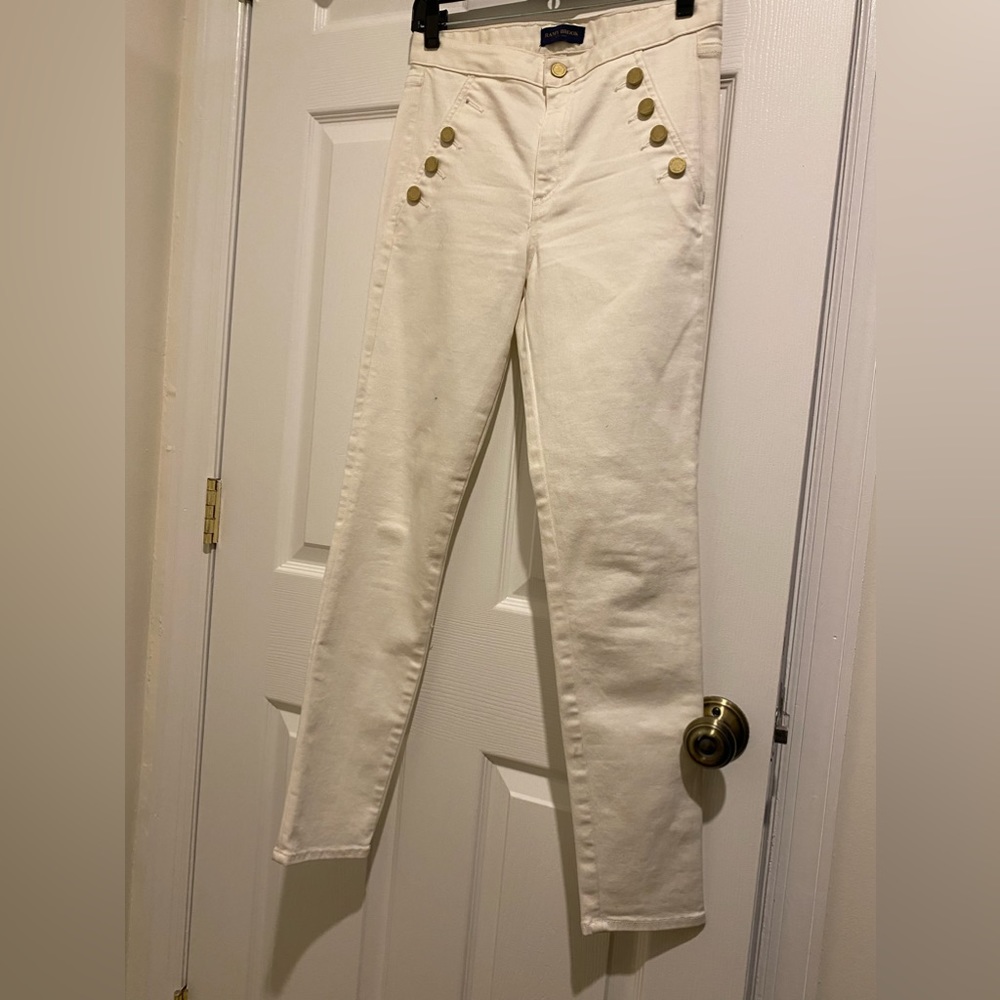 NWOT Ramy Brook Helena skinny Ivory 25